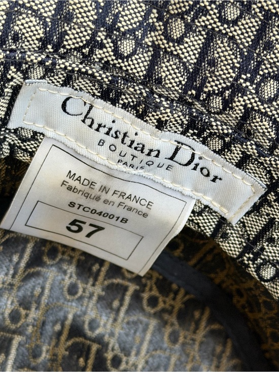 Authentic Christian Dior Monogram Bucket Hat Size 57 main image 4